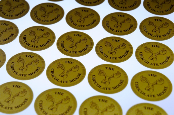 Metallic Gold Labels