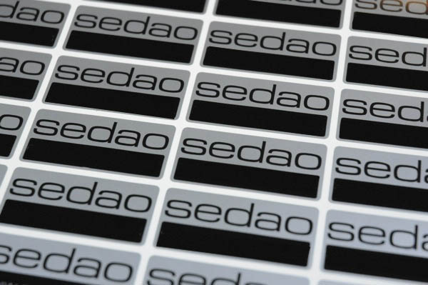 Metallic Silver Labels