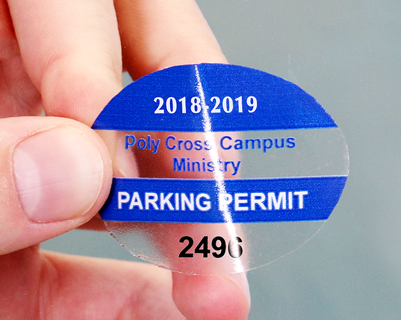 Static Cling Window Labels