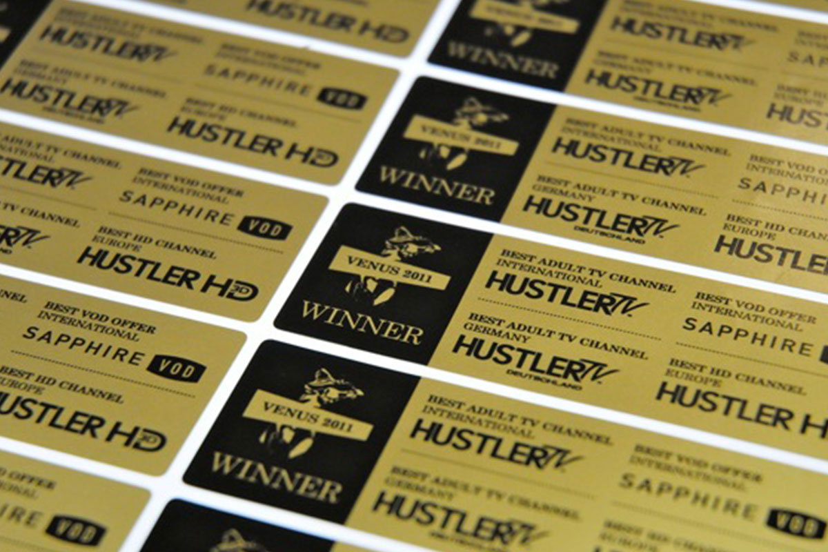 Metallic Gold Labels