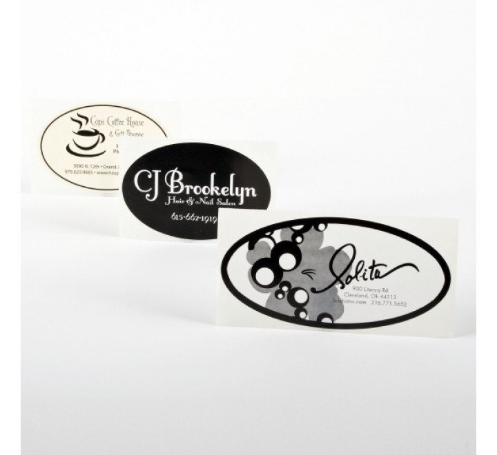 Oval Clear Labels