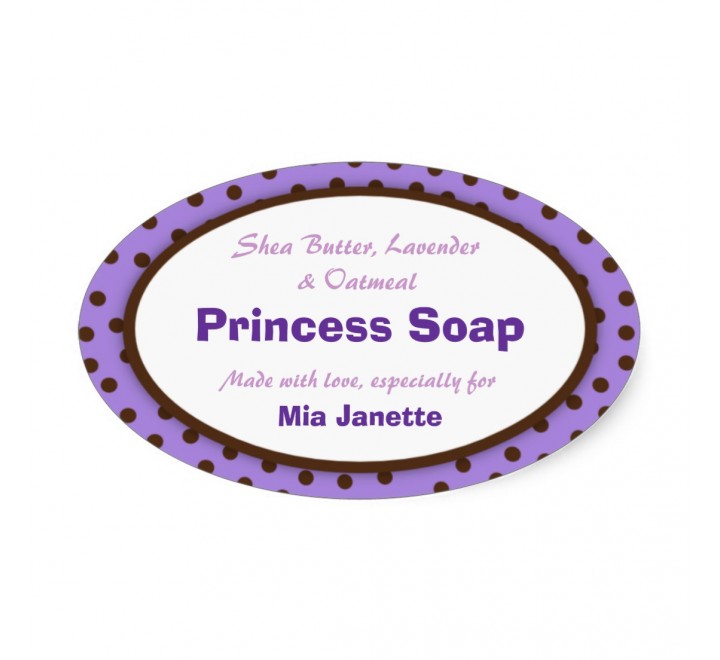 Oval Soap Labels