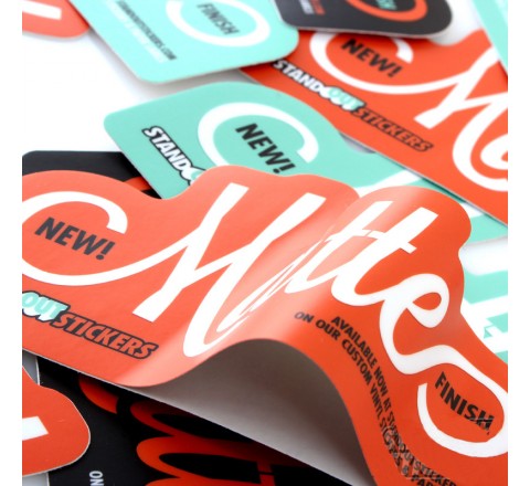 Die Cut vinyl labels