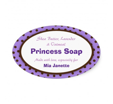 Oval Static Cling Window Labels