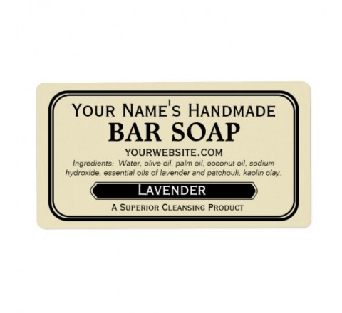 Rectangle Soap Labels 