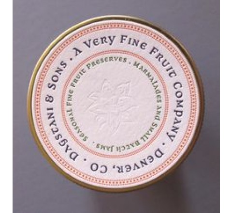 Round Letterpress Printed Labels