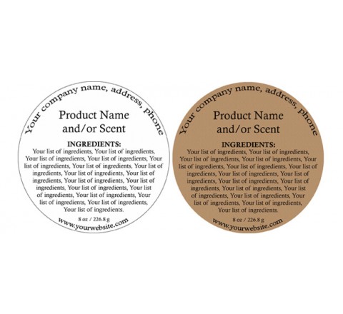 Round Product Labels