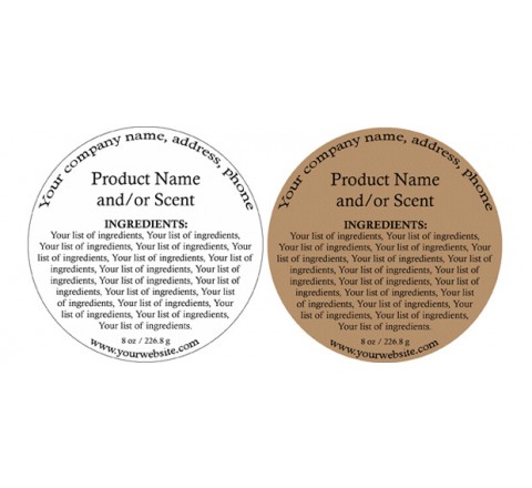 Round Product Labels