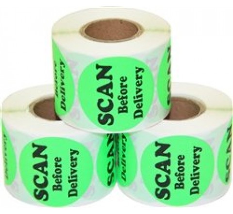 Round Shipping & Mailing Labels 